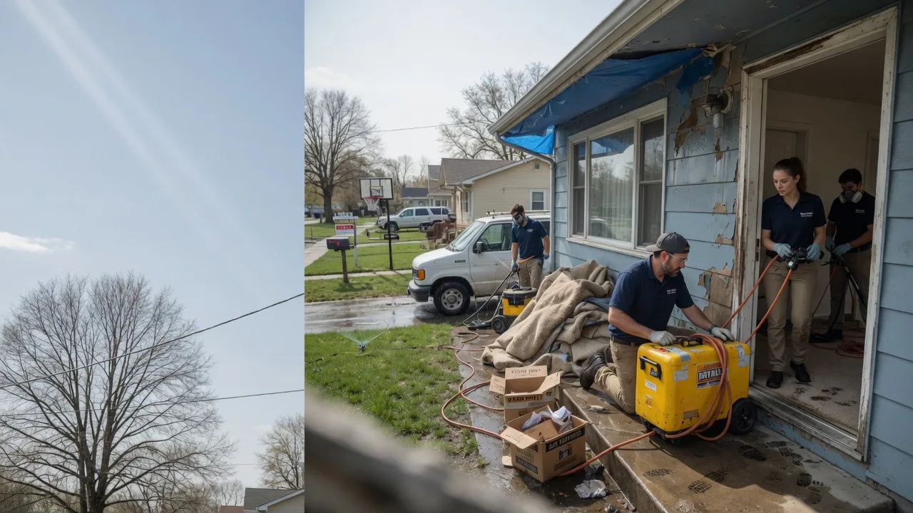 Basement Flood Cleanup in Hansboro, ND near me